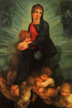 羅素 菲倫蒂諾 Madonna and Child with Putti